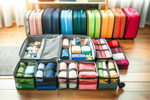 neat packing with organizers