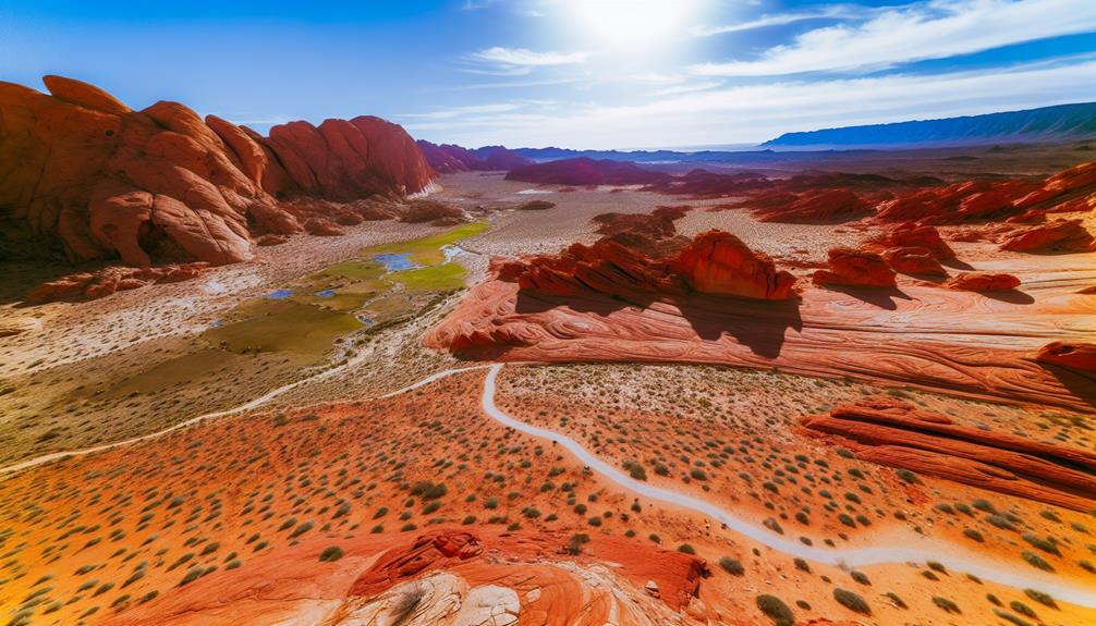 stunning desert rock formations